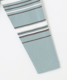 J.PRESS LADIES L 【洗える】RAYON STRETCH BORDER ボートネック ニット