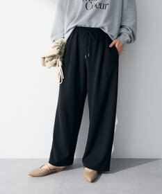 Green Parks 楽ちんリップルワイドパンツ