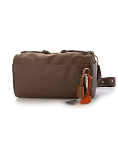 UNBILLION ペルケ perche / 牛革×ナイロンチェンジベルトキーチャームショルダー