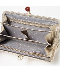 UNBILLION ペルケ perche / アクリル玉がま口長財布