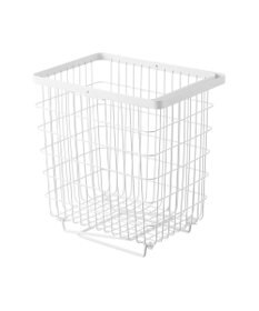 tower 折り畳み脚付きランドリーバスケット タワー ホワイト