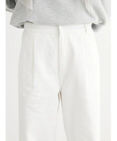 Green Parks ストレートタックデニムパンツ