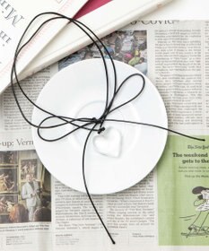 WEGO LBIGハートリボンネックレス