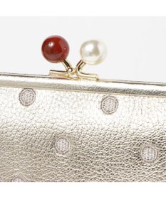 UNBILLION ペルケ perche / アクリル玉がま口長財布