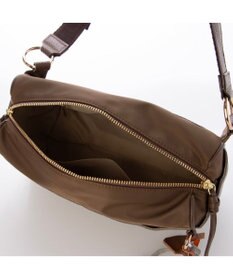 UNBILLION ペルケ perche / 牛革×ナイロンチェンジベルトキーチャームショルダー