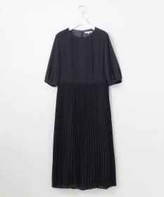 自由区 S 【洗える】シフォンプリーツ ワンピース