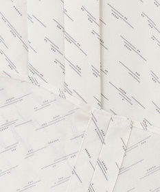 ICB 【洗える・UVケア】BackSatinAmunzen キーネックブラウス