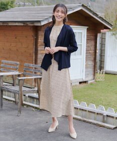 Tiaclasse 【新色追加】花柄フレンチスリーブワンピース