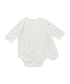 MIKI HOUSE HOT BISCUITS 【60-70cm】 長袖ボディシャツ(前開き)