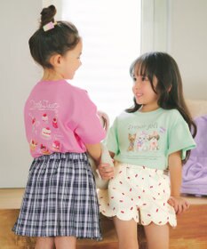 ANY KIDS 【綿100%】バックプリント オーバーサイズTシャツ