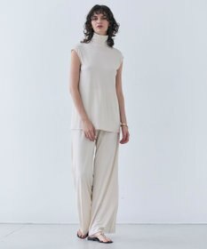 BEIGE， MELLE / ハイストレッチイージーパンツ