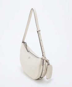 TOPKAPI 【Breath TOPKAPI】シュリンクレザー ハーフムーン ショルダーバッグ / チャーム付き