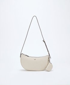 TOPKAPI 【Breath TOPKAPI】シュリンクレザー ハーフムーン ショルダーバッグ / チャーム付き