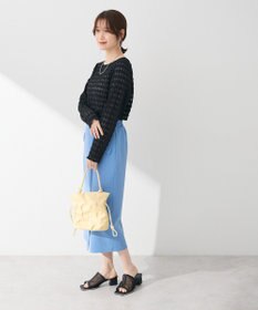 Green Parks きれいシルエット　フラップ付きナロースカート