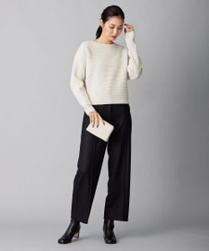 ICB L 【洗える】 ソフトカシミヤミックス ドルマンスリーブニット