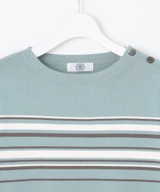 J.PRESS LADIES L 【洗える】RAYON STRETCH BORDER ボートネック ニット