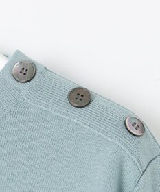 J.PRESS LADIES L 【洗える】RAYON STRETCH BORDER ボートネック ニット