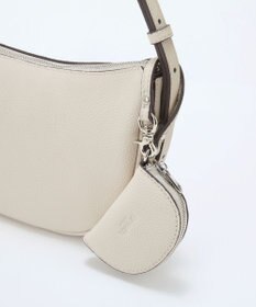 TOPKAPI 【Breath TOPKAPI】シュリンクレザー ハーフムーン ショルダーバッグ / チャーム付き