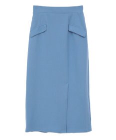 Green Parks きれいシルエット　フラップ付きナロースカート