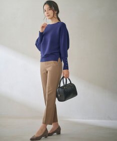 ANY SIS 【洗える・セットアップ可】アンチピリングドルマン畔 ニット