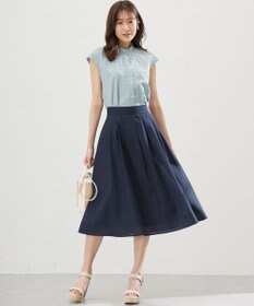 組曲 L カラーボイル フレアスカート