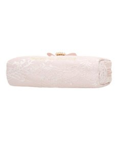 Maison de FLEUR レースサテンパールビジューロングポーチ