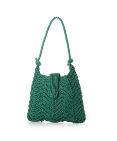 UNBILLION カシュカシュ cachecache / 山波編みトート カゴバッグ