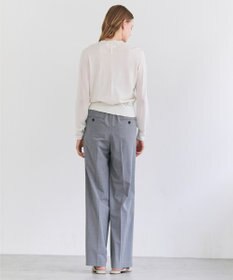 BEIGE， JULIE / コットンシルク 異素材プルオーバーニット