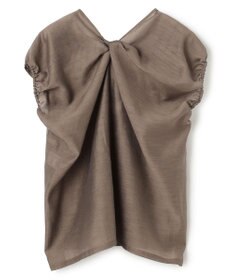 BEIGE， ZEOLITE / バックツイスト コンビトップス