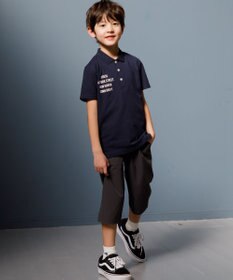 J.PRESS KIDS 【撥水】【140-170㎝】ナイロンストレッチクロス ７分丈パンツ