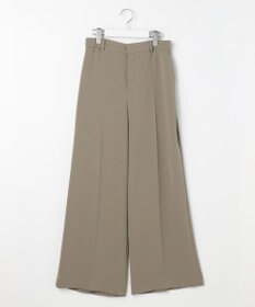 自由区 L 【19号サイズまで展開・カタログ掲載】トリアセダブルクロスワイドストレート パンツ