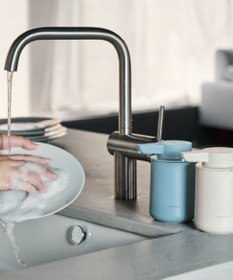 YAMATO テーブル＆キッチン 【レコルト】充電式オートディスペンサー　液体用  ペールブルー  RDS-2(BL)