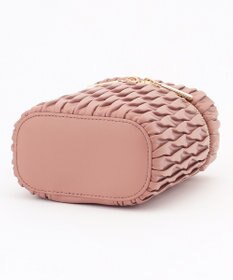 LA BAGAGERIE 【MONICA】ランダムプリーツバニティバッグ