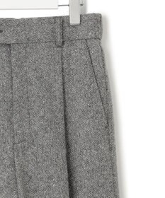 23区 シルクネップヘリンボーン ワイドパンツ