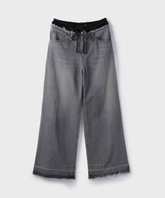 GRACE CONTINENTAL コンビデニムイージーパンツ