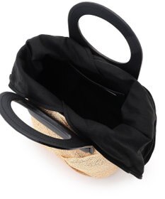 23区 VIOLAd'ORO アバカメッシュ レザーハンドル バケツバッグ