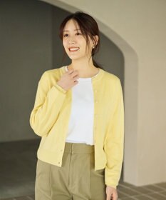 #Newans 【カシミヤ混】コンパクトニットカーディガン