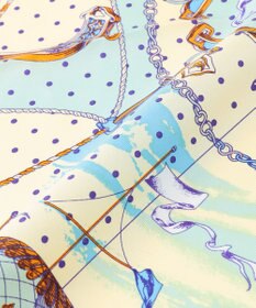 23区 manipuri ビットバルーン シルク スカーフ