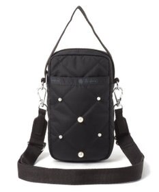LeSportsac MINI PHONE W PEARLS/ブラックパール