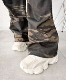 WEGO メッシュコンビ厚底スニーカー