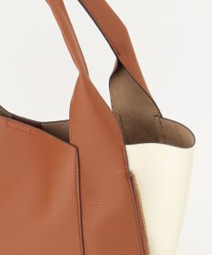 LA BAGAGERIE コンビカラー　ライトウェイトトート