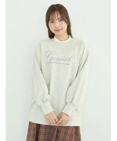 earth music&ecology 裏毛ロゴチュニック