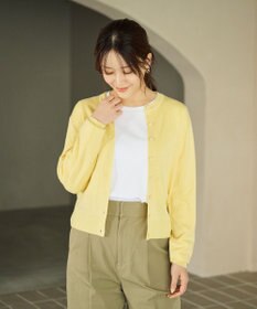 #Newans 【カシミヤ混】コンパクトニットカーディガン