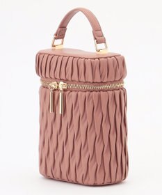 LA BAGAGERIE 【MONICA】ランダムプリーツバニティバッグ