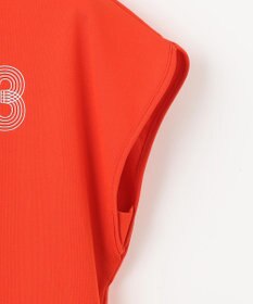 23区GOLF 【WOMEN】新色追加！【吸水速乾/UVカット】フレンチスリーブロゴモックネック