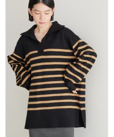 AMERICAN HOLIC バイパチ衿付きニットチュニック