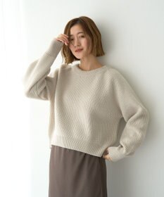 YECCA VECCA パールネックニット