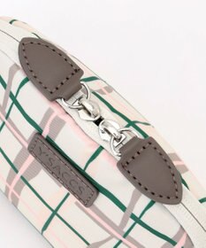 Y'SACCS 総柄プリントハーフムーンポーチ