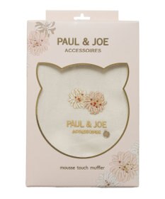 MOONBAT PAUL & JOE ACCESSOIRES クリザンテーム刺繍ムースタッチマフラー（パッケージ入り）