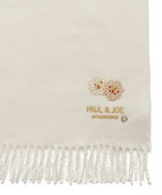 MOONBAT PAUL & JOE ACCESSOIRES クリザンテーム刺繍ムースタッチマフラー（パッケージ入り）